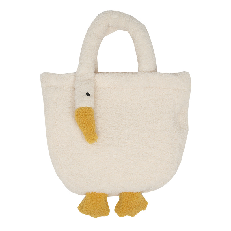 

Winter Women Small Plush Tote Simple Warm Cloth Wrist Bags Cute Soft Fuzzy Handbag Designer High Quality Eco Makeup Bag Purses For Girls, Same photo