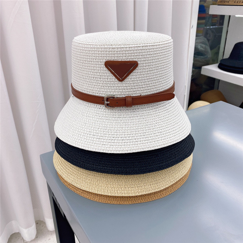 

Summer Ladies' Flounces Straw Hats Big Brim Fisherman Cap Beach Holiday Foldable Breathable Sun Visor Hat, Beige