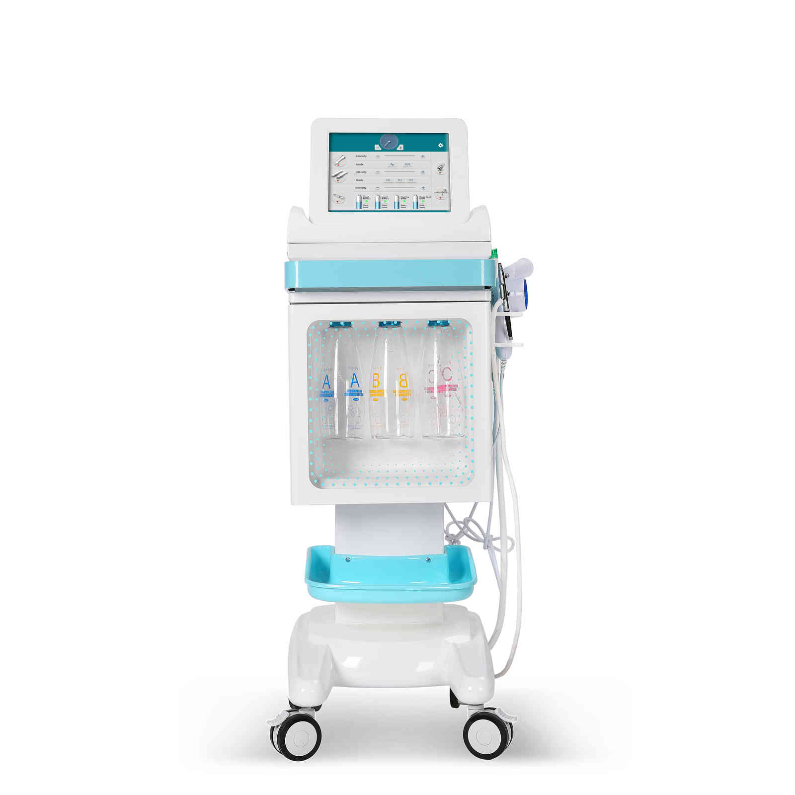 Dermabrasion à l'oxygène Équipement de beauté multifonctionnel Rajeunissement de la peau Nettoyage en profondeur du visage Big Bubble Vertical Ma