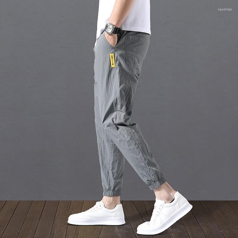 

Men's Pants Mannen Casual Broek Lente Zomer Mode Ademende Elastische Koreaanse Sport Homme Kleding Regular Mens PantsMen's Naom22, Bk