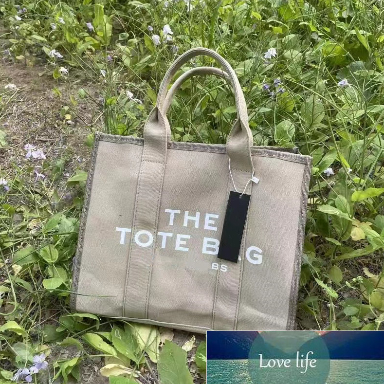 

Canvas Tote Bag Trend Shoulder Big Capacity Letters Printing Handbag High Quality Crossbody Purses with Letter, As pic