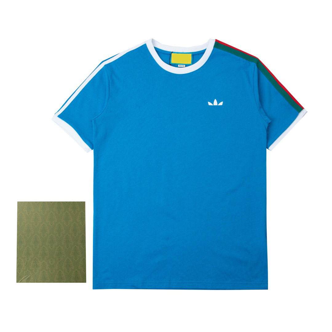 

Men's Plus Tees & Polos Round neck embroidered and printed polar style summer wear with street pure cotton d21