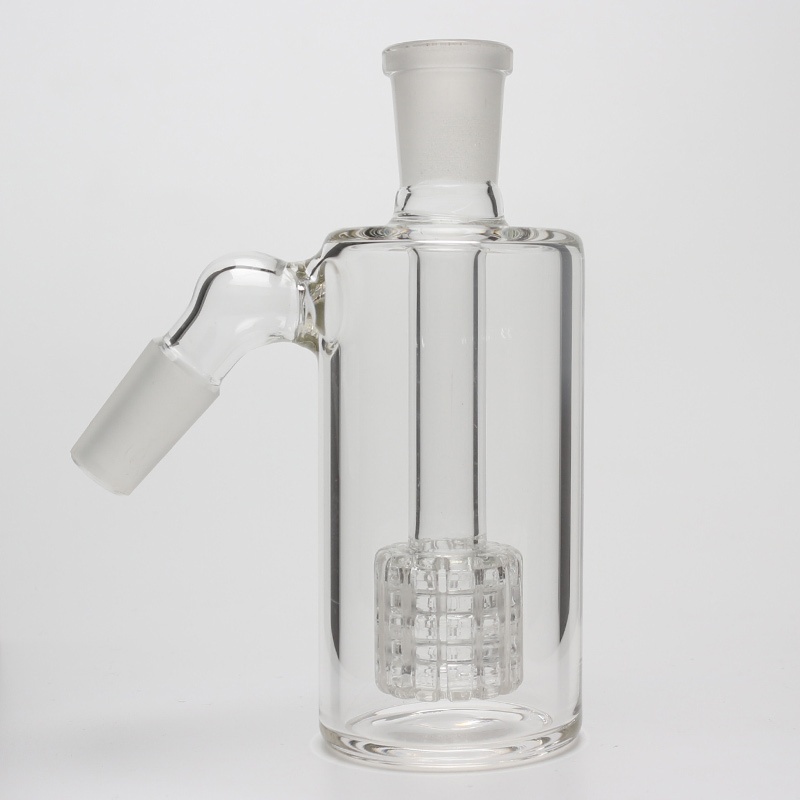 

Glass Hookah Ash Catcher 14mm 4.5 Inch Mini Hookahs Bong Water Catchers Thick Pyrex Clear Bubbler Ashcatcher 45 Degree