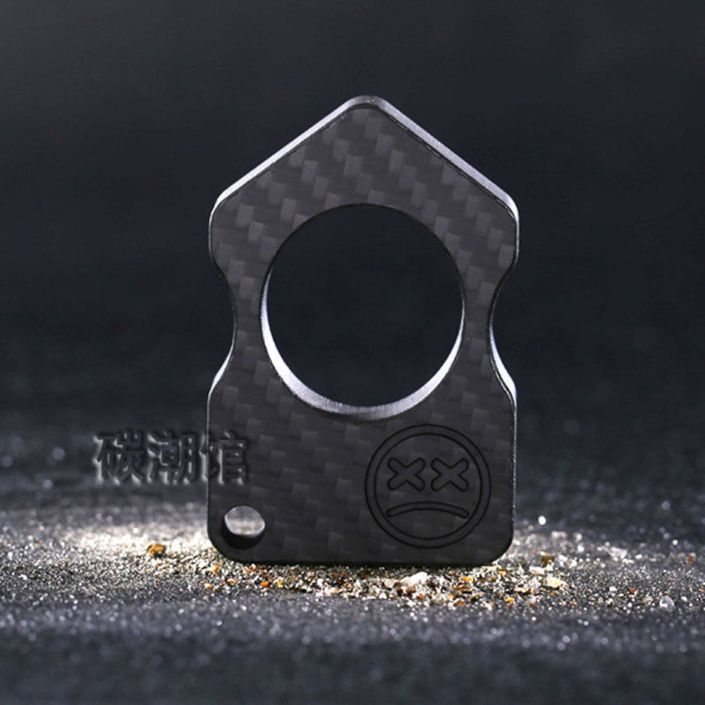 

Fiber All Carbon Finger Tiger Single Non Edc Metallic Outdoor Self Defense Products Hand Buckle Ring Fist Double 654I