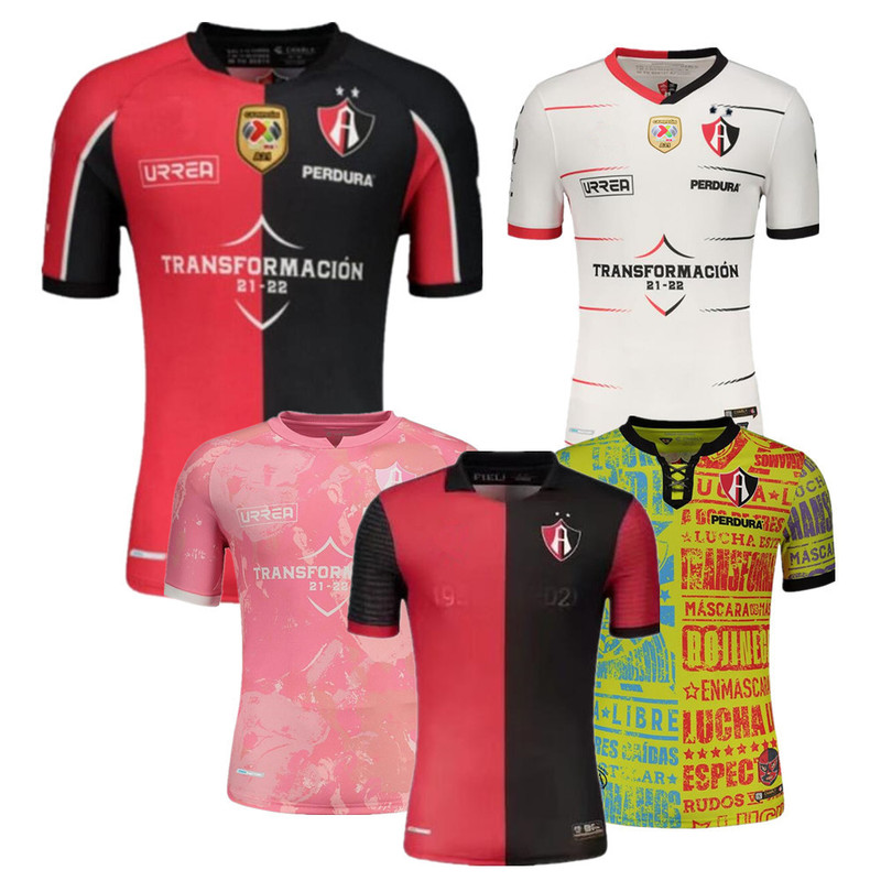 

Liga MX Atlas FC Home Away Jerseys Los Muertos day Shirt 21 22 Camiseta de Futbol Laguna Football Shirts 220421, No name no number