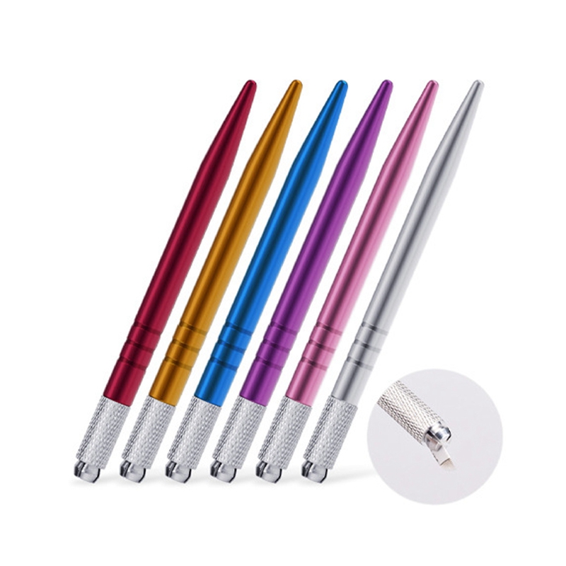 

New Microblading Pen Manual Tattoo Machine Needle Blade Permanent Makeup Embroidered Eyebrow Lips Tebori Munsu