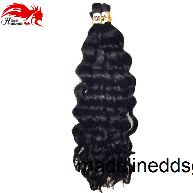 

Human Hai For Micro Braids 3 bundles 150g Deep Curly Brazilian Bul Hair Fo Braiding Unprocessed Huma Braiding Hair Bulk No Weft IO4G, Ombre color