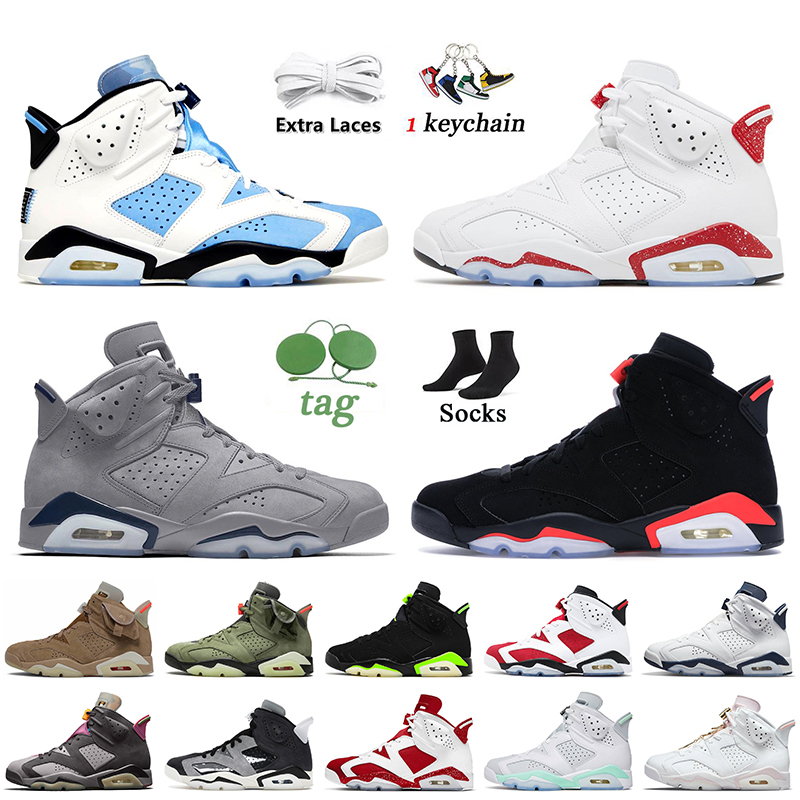 

2022 UNC Red Oreo 6s Basketball Shoes Jumpman 6 Georgetown Black Infrared Mint Foam Carmine Bordeaux Gold Hoops Cactus Jack Midnight Navy Mens Trainers Hare Sneakers, C12 georgetown 40-47