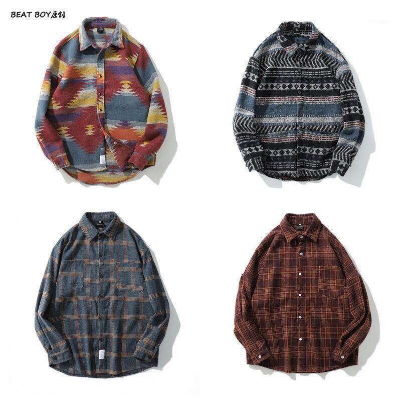 

Women's Blouses & Shirts Hip Hop Tie Dye Snap Button Long Sleeve Men Fashion Casual Streetwear Dress Shirt Coats Male Hipster Tops Women, 513.
