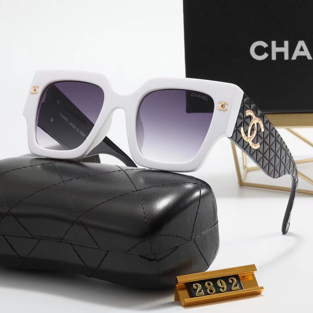 Lunettes de soleil Chanel Classic 6 couleurs avec boîte d'origine ID # 2892 #