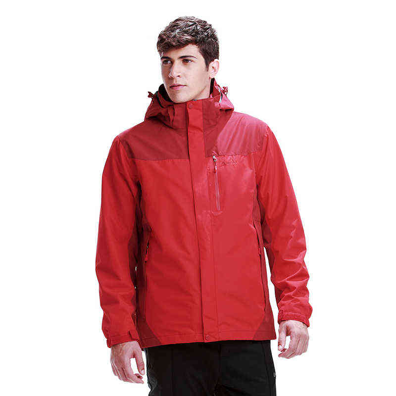 

Rax Hiking Jackets Men Waterproof Windproof Warm Hiking Jackets Winter Outdoor Camping Jackets Women Thermal Coat 43-1A058 T220811, Red men