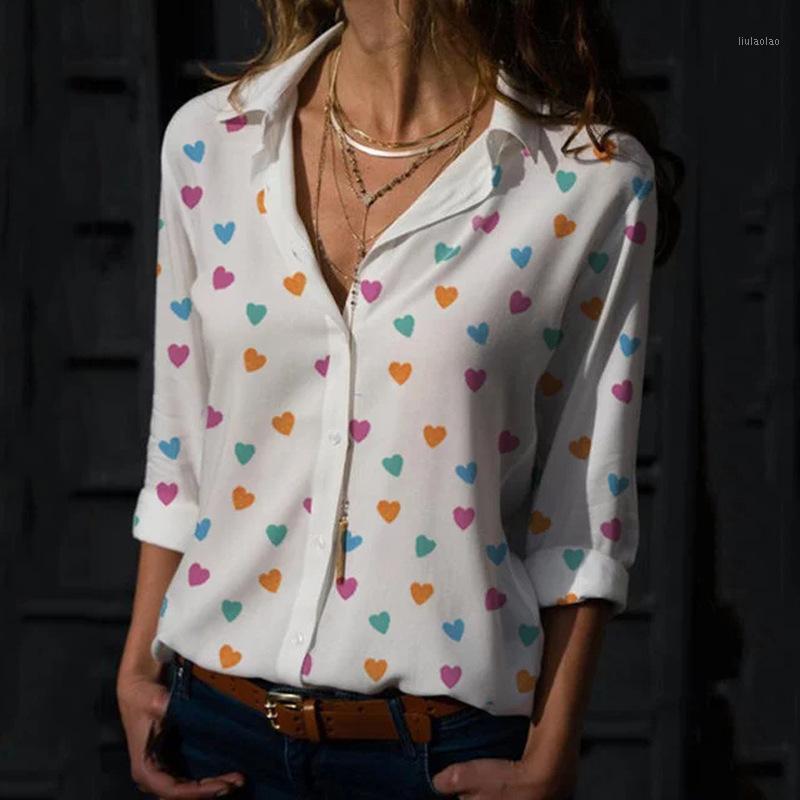 

Women' Blouses & Shirts Women Tops Summer 2022 Sexy Casual Chiffon Blouse Korean Print Fashion Clothing Long Sleeve, Black