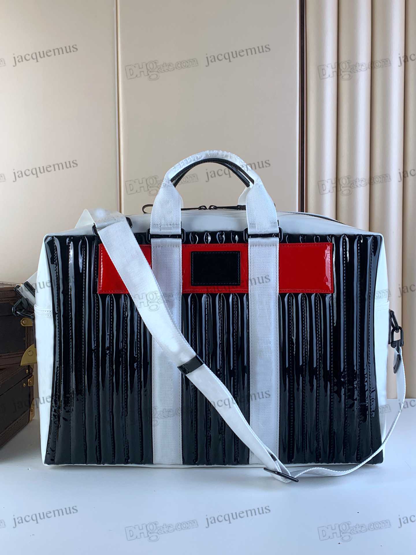 

2023 Mirror quality mens womens neo Porte documents voyage tote bags travel clutch handbags flower priting canvas leather with strap m41122, I need see other product