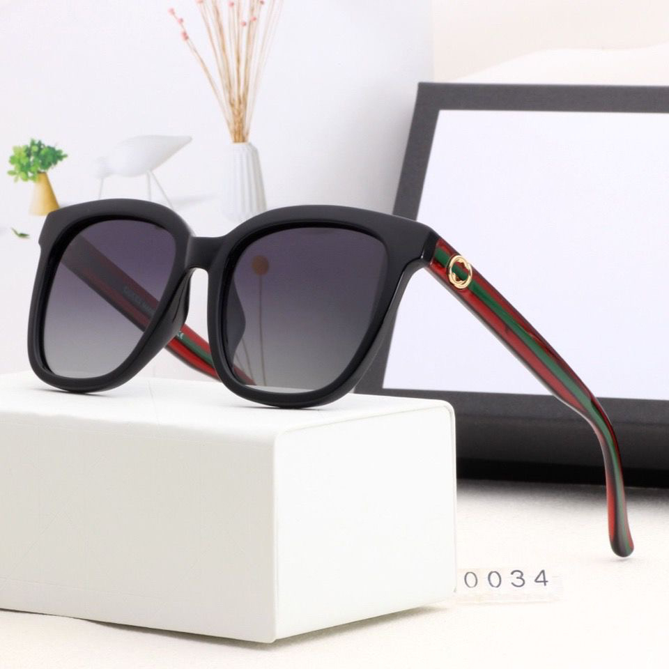 

Designer sunglasses for woman New men's and women's polarized GG sunglasses Fashion Driving trendy big frame thin face square