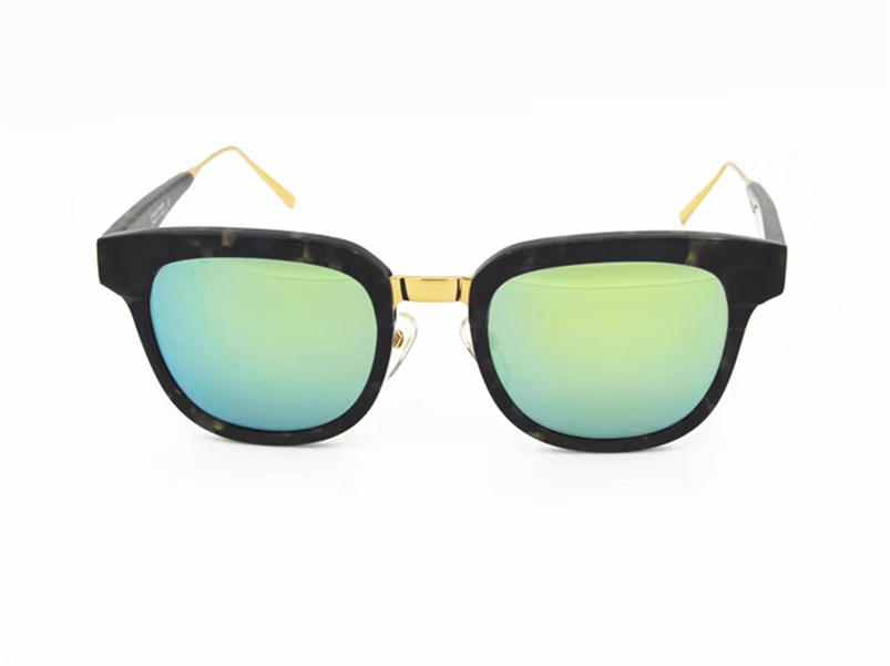 Men's Sunglasses For Summer Etw-2703S Style Anti-Ultraviolet Retro Plate Metal Plank Frame Eyeglasses Random Box