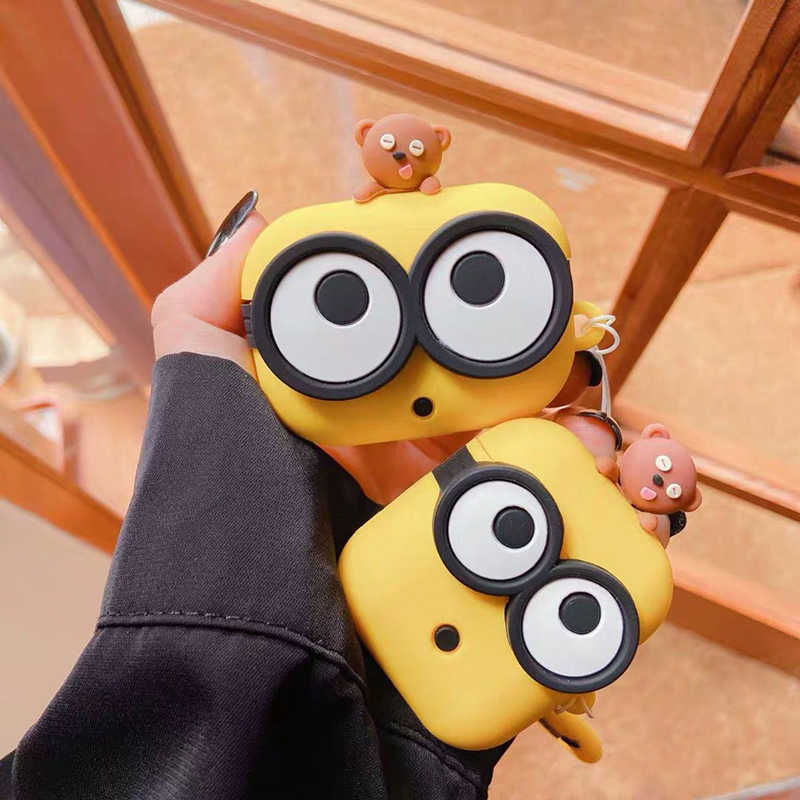 

Cartoon Cute Big Eyes 2021 AirPods 3 Case Apple AirPods 2 Case Cover AirPods Pro Case IPhone Earbuds Accessories