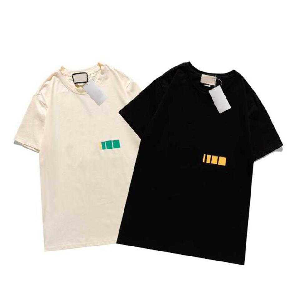 

21ss Fashion Designer t shirt men tee shirts Summer women casual short sleeve homme clothing 4 styles2540, Beige 01
