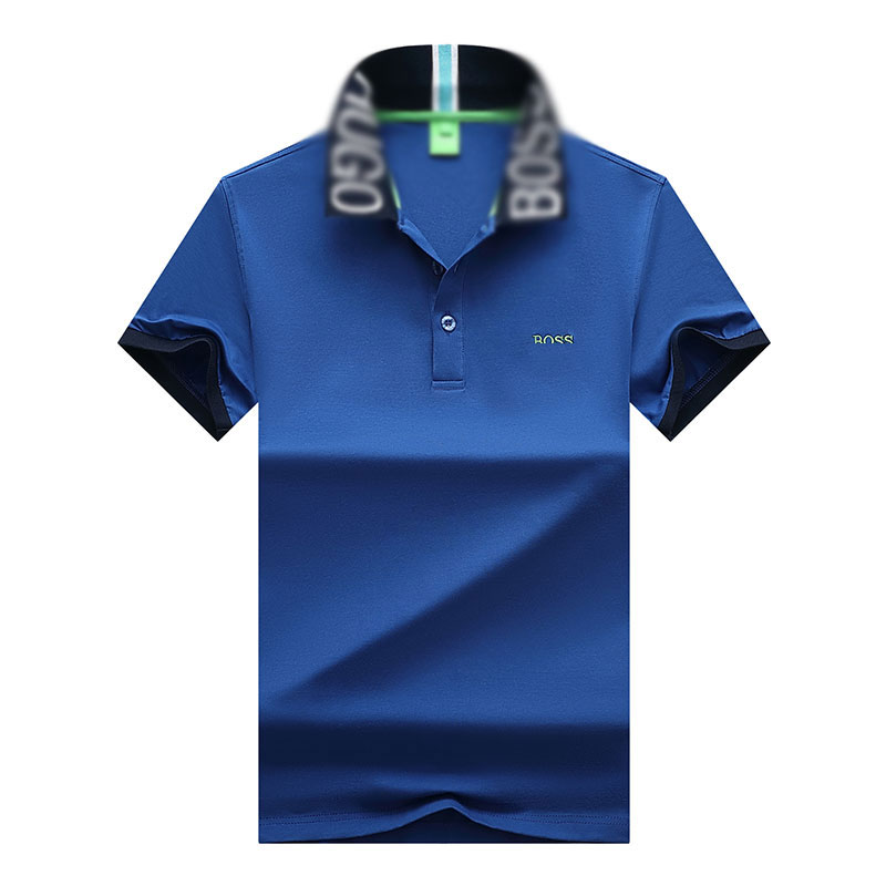 

Mens Polo Shirt Lapel Letter Print Fashion Luxury Designer Summer Casual T Shirt Breathable Solid Color Short Sleeve Men's Top 4 Styles -3XL, Customize