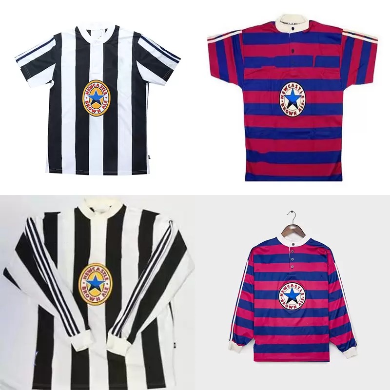 

95 96 97 Retro Soccer Jerseys Gascoigne Vintage Jersey Home Away Long Sleeve ASPRILLA BATTY BEARDSLEY Maillot Foot Camiseta Futbol Shirt For Men, 95 97 home+league