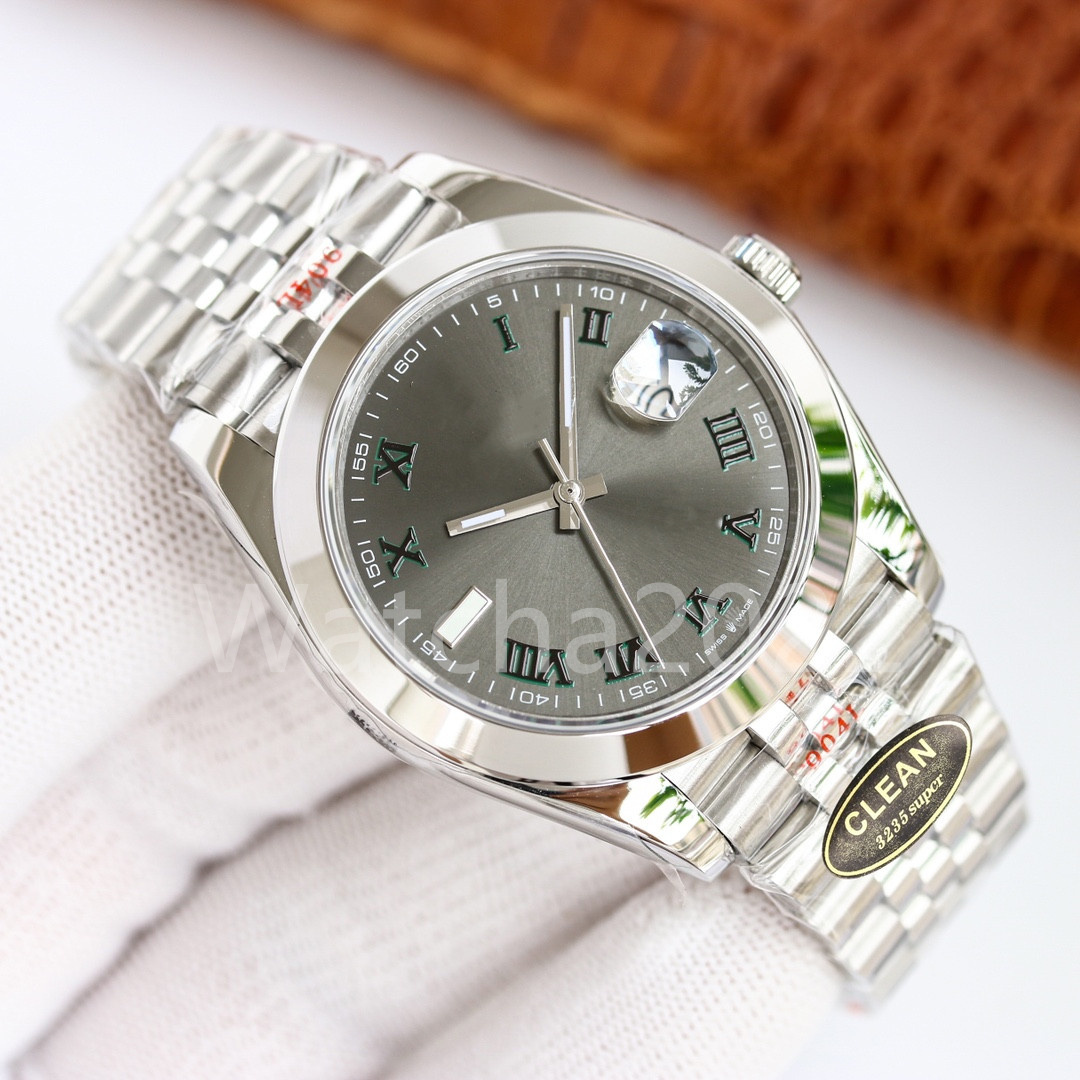 

Men's Watch Clean Factory V4 Luxury 4 Color Roman Numeral Automatic Mechanical Winding Fully Restored 904L 41MM Sapphire Dial Water Resistant Luminous Watches