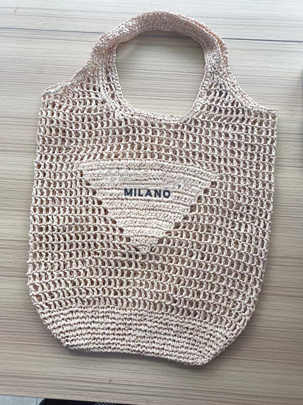 

High Quality Mesh Hollow Woven Shopping Bags for Summer Straw Tote Bag Shoulder Bag 5Colors