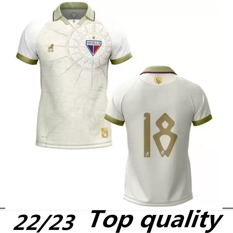 

22/23 Fortaleza CE Esporte Clube soccer jersey Copa Libertadores Shirt Jaime Pacheco Alipio Duarte Brandao Luiz Gustavo Dias Vitor Jacaré Derlei Football Uniforms