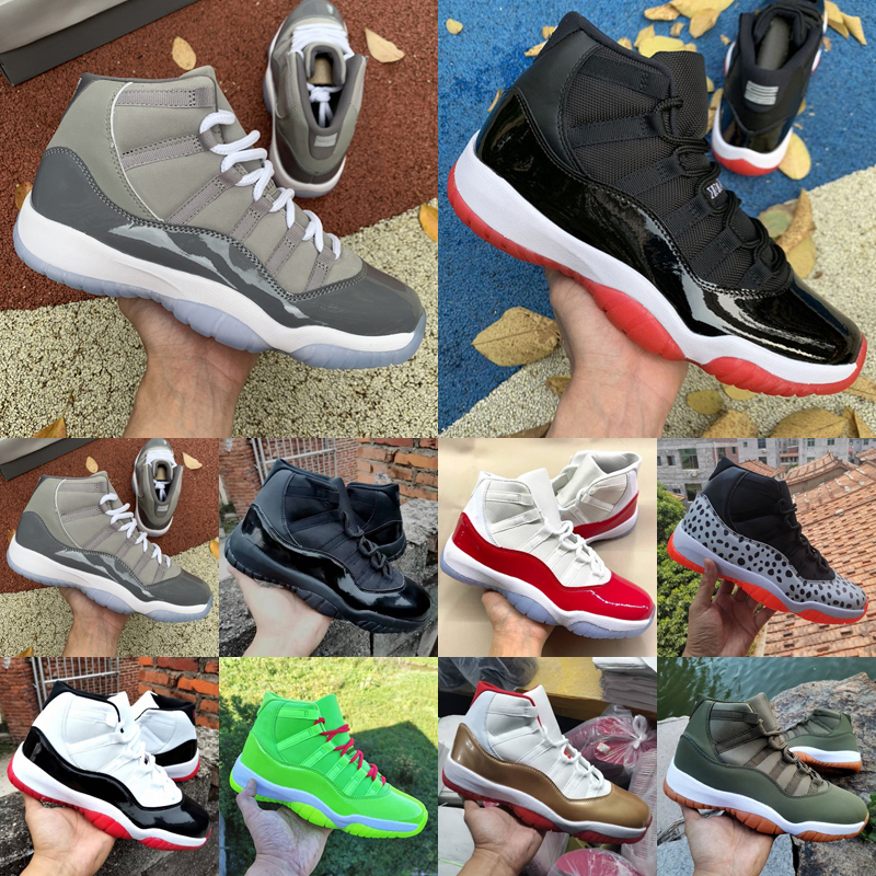 

2022 Basketball Shoes cool grey 11 11s Medium Olive Dlive 25th Anniversary low white bred concord 45 citrus cap and gown Watermelon men women Sports Sneakers, As photo 27