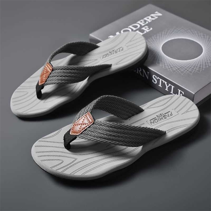 

Coslony flip flops for Men Slippers Summer Outdoor Beach Male Soft Bottom Nonslip Shoes indoor slippers 210721