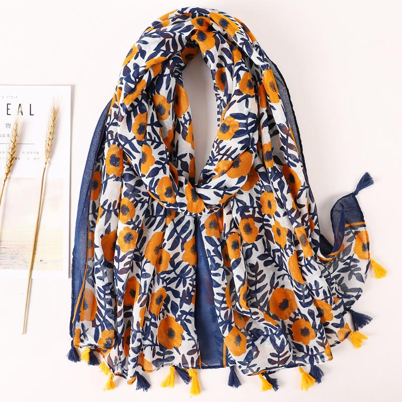 

Scarves 2022ladies Autumn And Winter Scarf Retro Bohemian Cashew Print Beauty Sunscreen Hair Accessories Pashmina Buffada Ladies