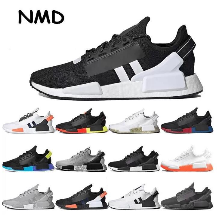 

designer White Speckled Nmd r1 v2 mens running shoes Dazzle Camo Core Black Grey Gradient Neon Aqua Tones Mexico City Munich Olive Oreo size 36-45, Please contact us