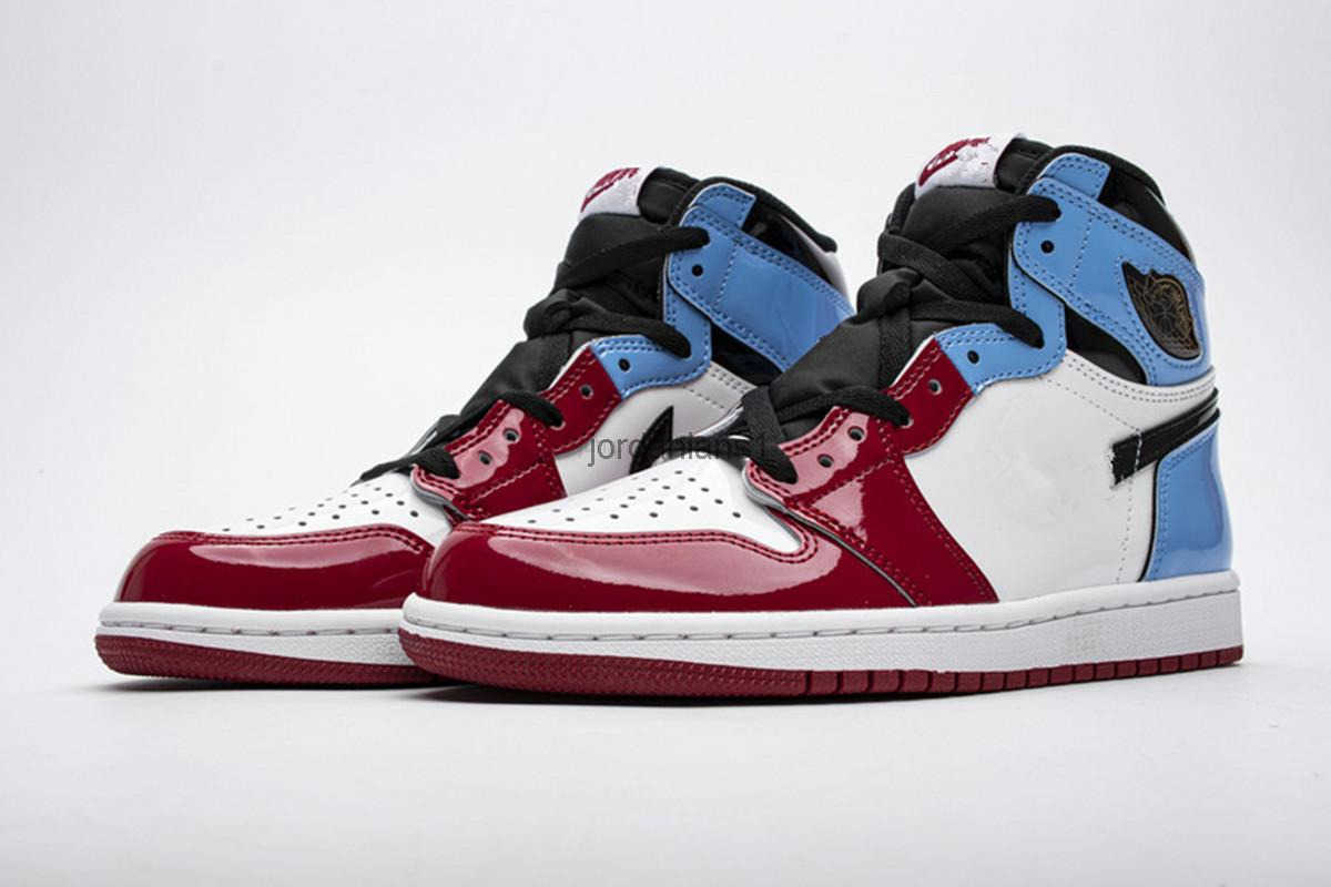 

Basketball Shoes Jumpman 1 High OG Fearless Mens Outdoor Sneakers Sports With Original Box Fast Delivery