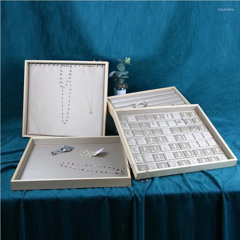 

Jewelry Pouches Bags Classic PU Leather Disply Jewellery Organizer Bracelet Storage Box Necklace Ring Earring Holder Tray SeriesJewelry
