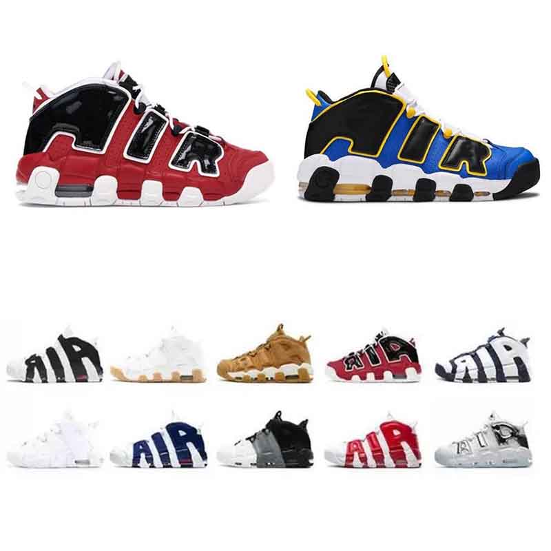 2022 Plus Peppens White 96 Chaussures de basket-ball All-Scottie Varsity Red green Multicolore Black Bulls University Blue UNC Uptempos Baskets p