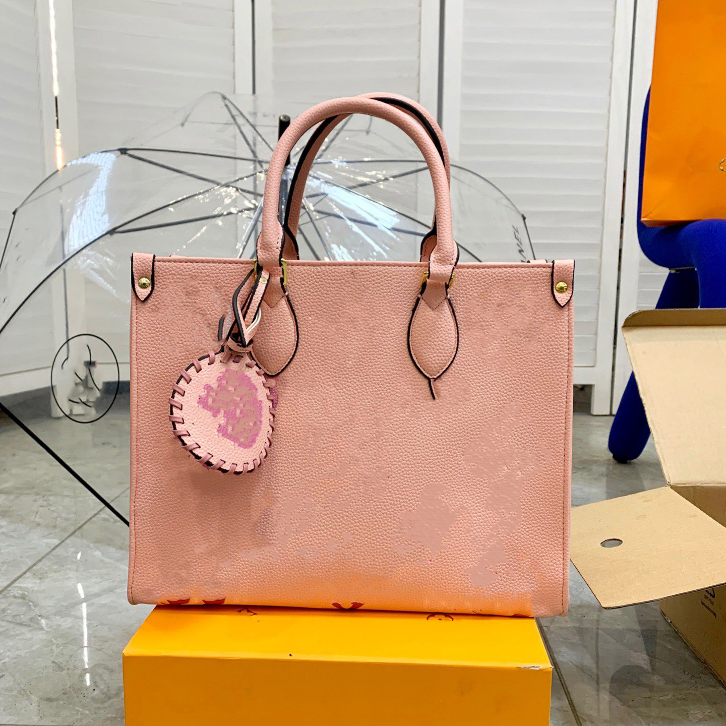 

Bag Crafty ONTHEGO PM 25CM Mini Tote Monograms Printed Leather Womens Designer Handbag Cross Body handle Carry Purse Wallets ON THE GO