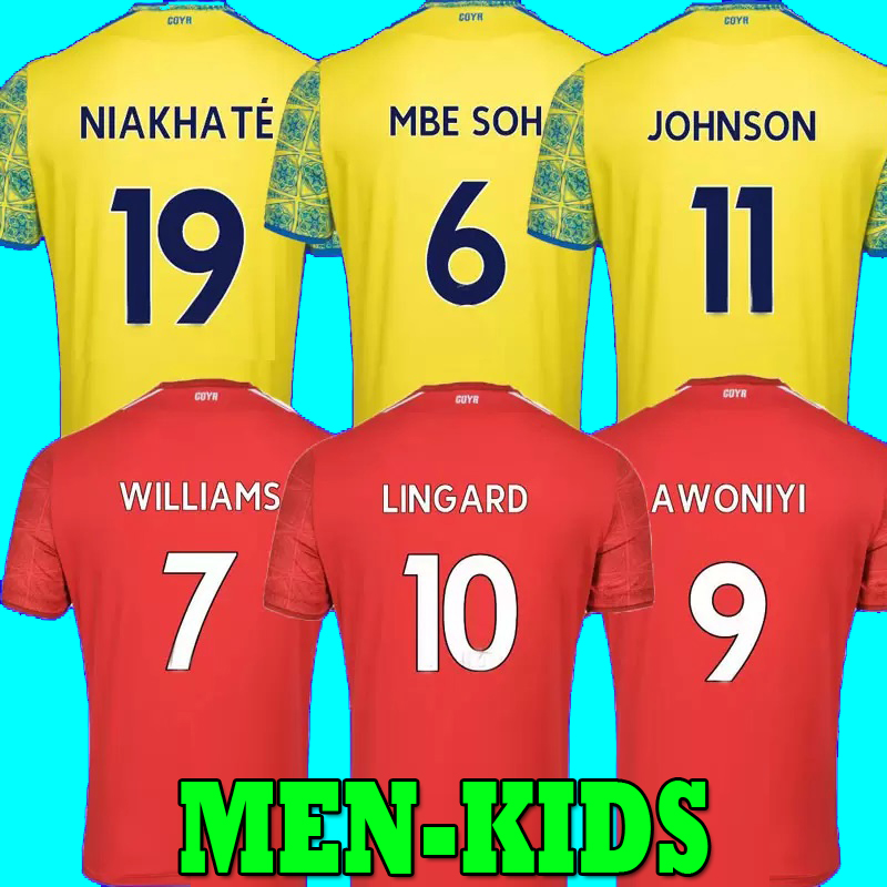 

22 23 Nottingham GRABBAN Soccer Jerseys Johnson Surridge 2022 2023 Forest home Away LINGARD Awoniyi AMEOBI MIGHTEN KROVINOVIC Zinckernagel Yates Football Shirt