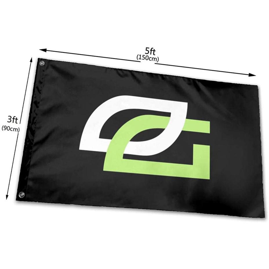 

Optic Gaming Logo Customized Lightweight Flags Personalized Courtyard Sign Farm Party Activities Indoor Outdoor Decoration Banner 2050