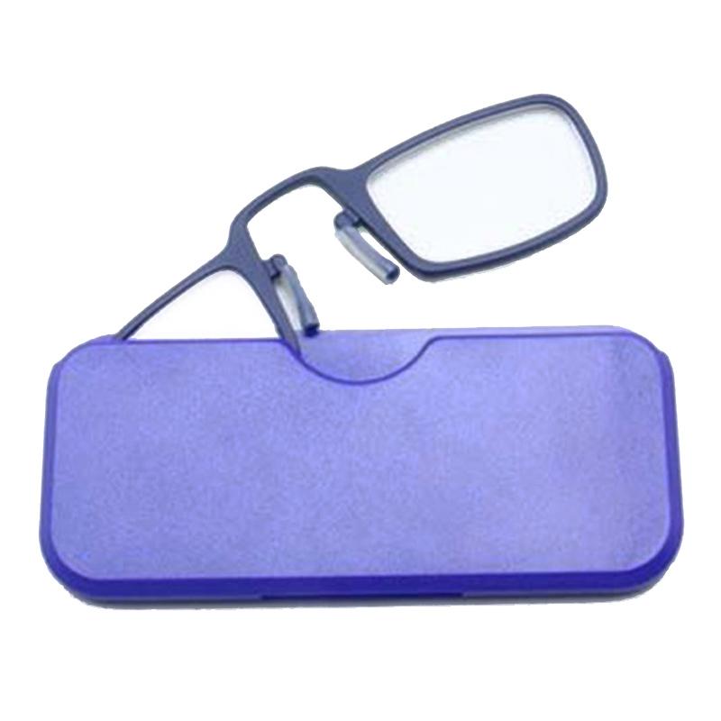 

Sunglasses High Hyperopia Degree Pincenez Handy Clip On Nose Full Rim Light Weight TR90 Legless Rectangle Small Size Reading EyeglassesSungl