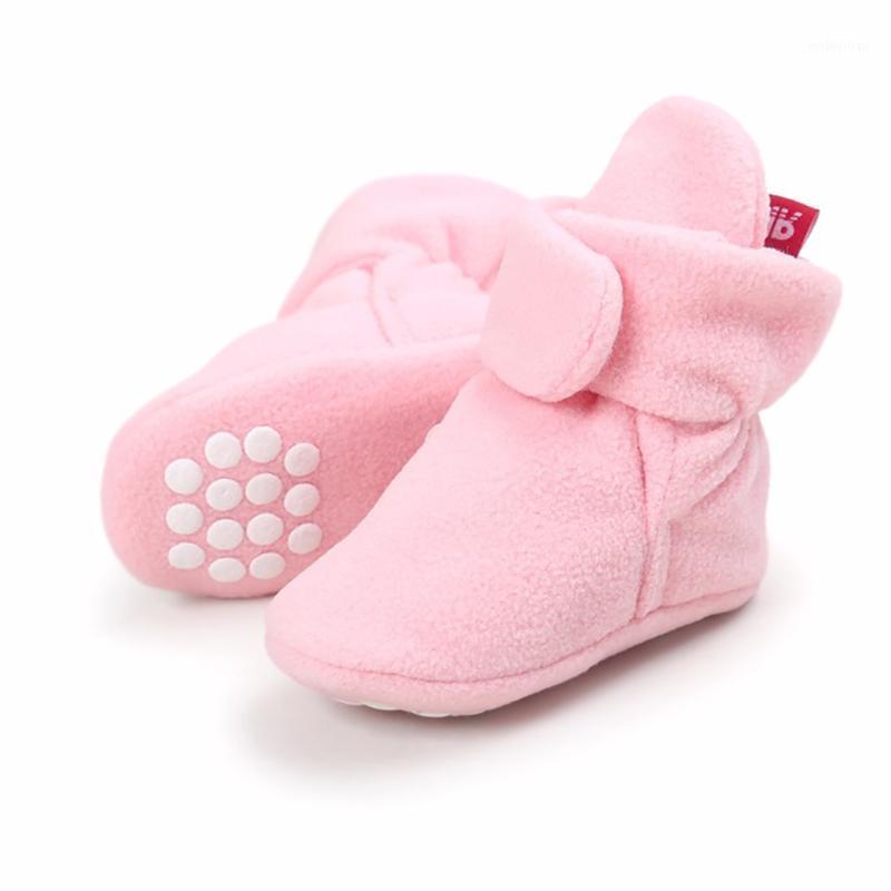 

First Walkers Baby Shoes Born Cozie Faux Fleece Bootie Winter Warm Infant Toddler Crib Classic Floor Boys Girls Boots, Model 2