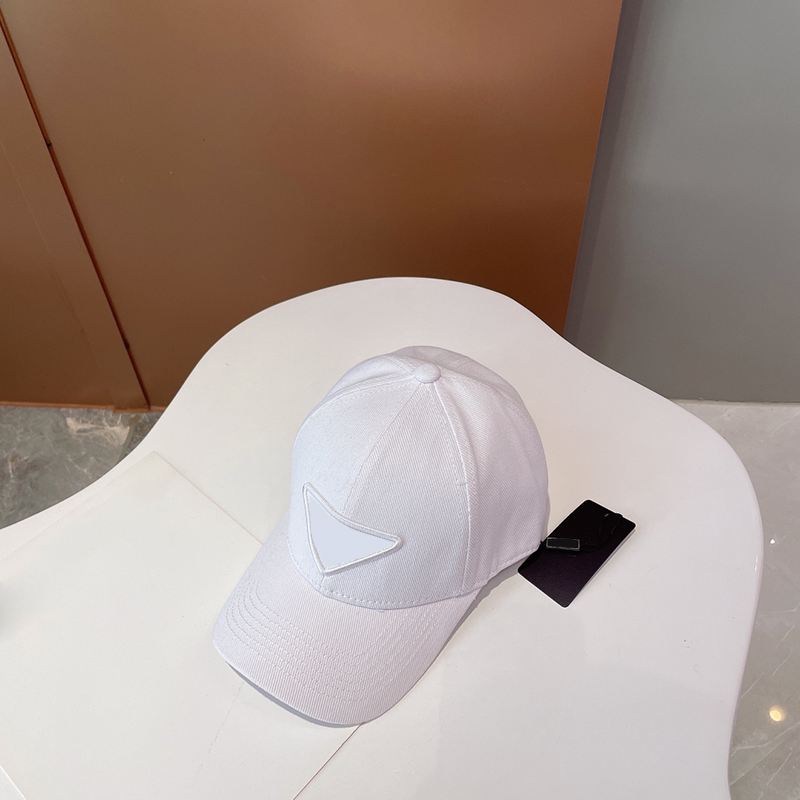 

Luxurys Designers Baseball Versatile Caps Fashionable Embroidered Casquette Solid Color Fitted Hat, White