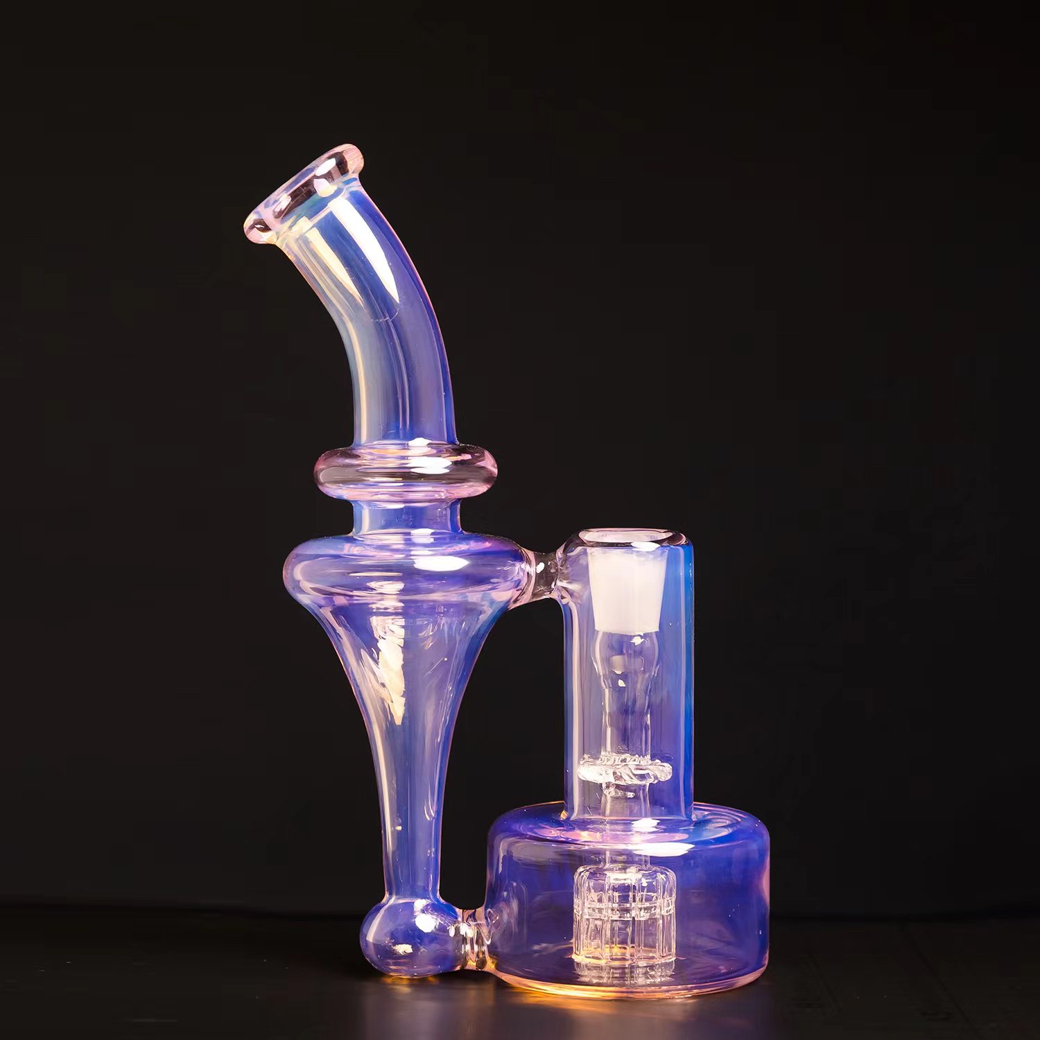 

2022 bongs hookahs ash catcher gravity bong intoxicating Sapphire Silver oil rig Chai Jin bubble machine hookah full height 7.8 inches two gifts
