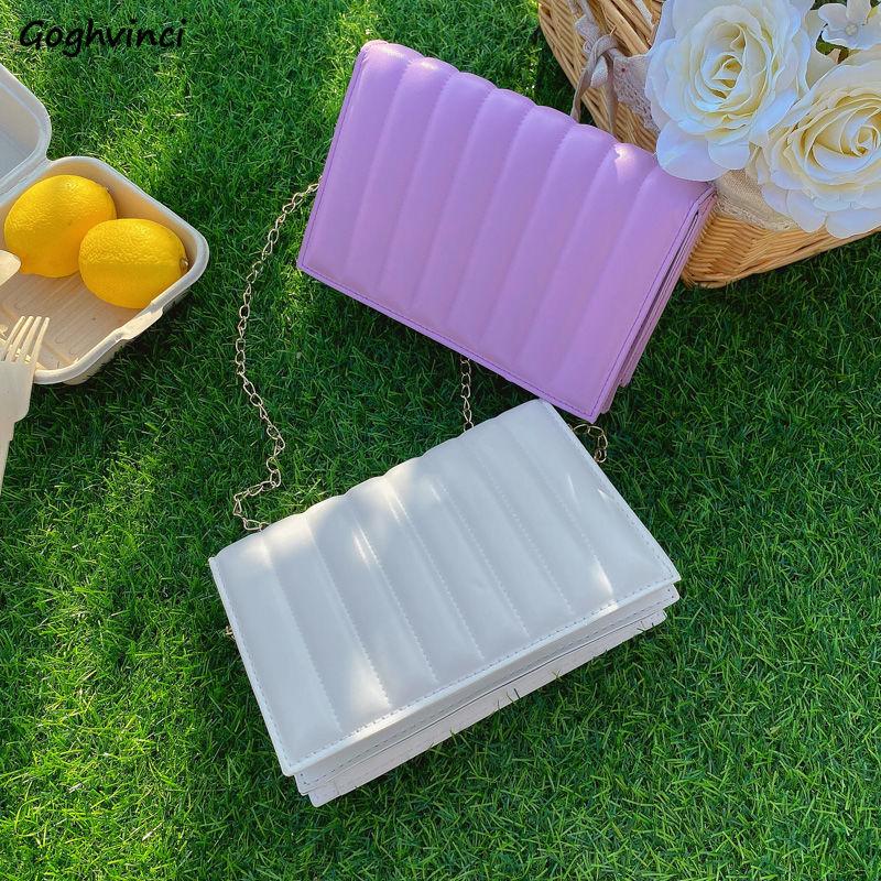 

Evening Bags Candy Colors Shoulder Women PU Leather Flap Handbags OL Cross Body Chain Bag Ins All-match Leisure Luxury Elegant Hipsters, Burgundy