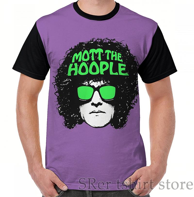 

Men' T-Shirts Funny Print Men T Shirt Women Tops Tee MoThe Hoople Graphic T-Shirt O-neck Short Sleeve Casual Tshirts