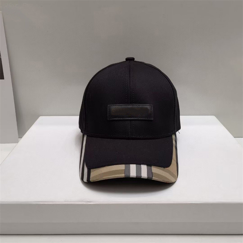 

Fashions Checkered Mens Ball Cap Luxury Designer Baseball Caps Womens Big Eaves Hat Sports Tourism Style High Quality Bucket Hats 2 Styles, Box