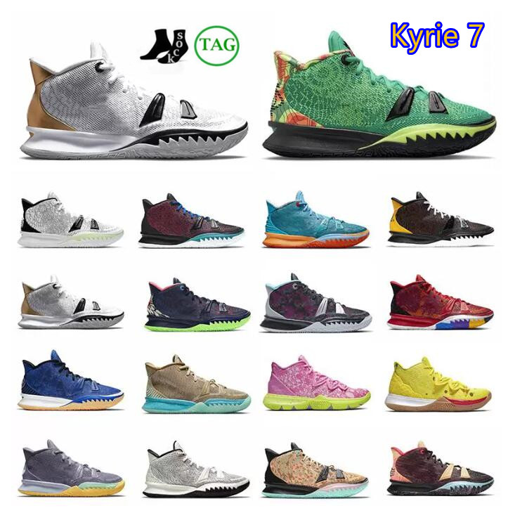 

Basketball shoes One World 1 People Chip Light Bone Kyrie 7 mens Kyries 5s sponge sandy Creator Hendrix Horus Rayguns Daybreak squidward men designer sneakers, Please contact us