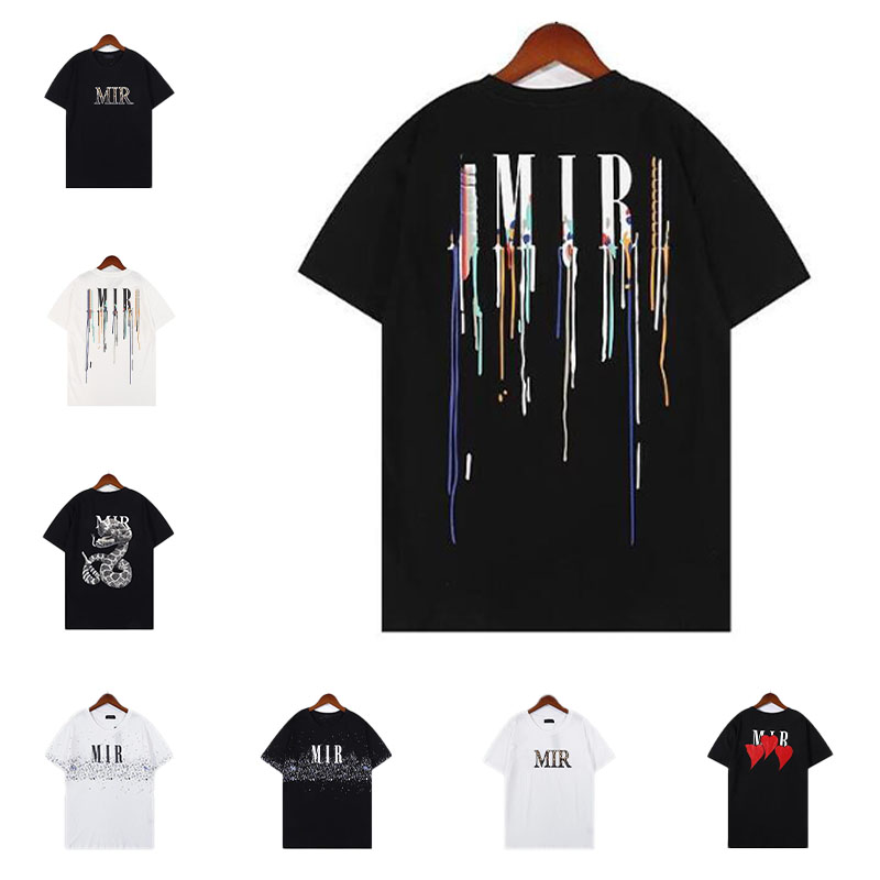 

2022 Summer Designer Luxury amir T shirts mens tshirts for woman Fashion printed tees top brand stylist personalized Hip Hop Streetwear news, This option does no ship