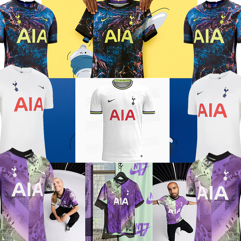 

Tottenham Hotspur F.C.21 22 KANE SON BERGWIJN Soccer Jerseys HOJBJERG colorful Away 2021 2022 LUCAS DELE Third 3rd Football kit shirt BRYAN purple tops Men kids sets 999, 21-22 third