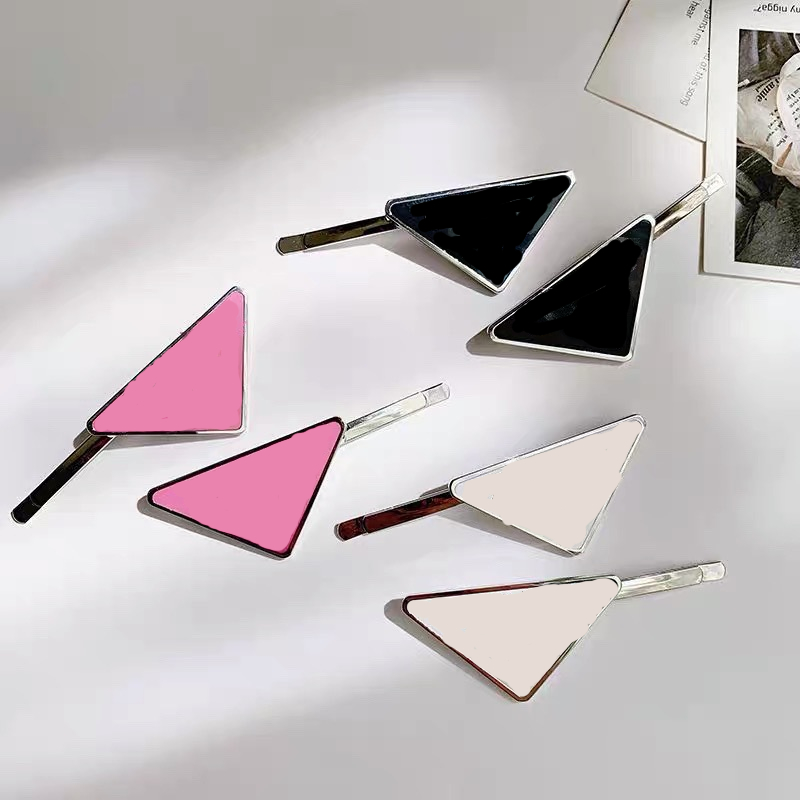 

Women's Hair Clips Jewelry Designer Geometric Black Inverted Triangle Metal and Iron Hair Barrettes