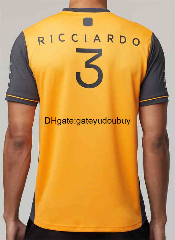 

Men's T-Shirts 2021 McLaren Team F1 Jersey T-shirt Formula One Racing Suit Summer Fashion Harajuku And Women's Short Sleeve GIFL