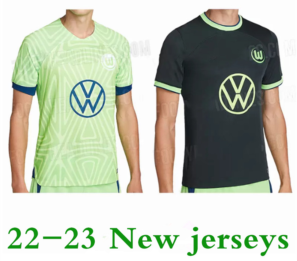 

22 23 Wolfsburg soccer jersey 2022 2023 Home GINCZEK STEFFEN shirts Away ROUSSILLON MEHMEDI MBABU BROOKS ARNOLD NMECHA KRUSE Wind WEGHORST football uniform