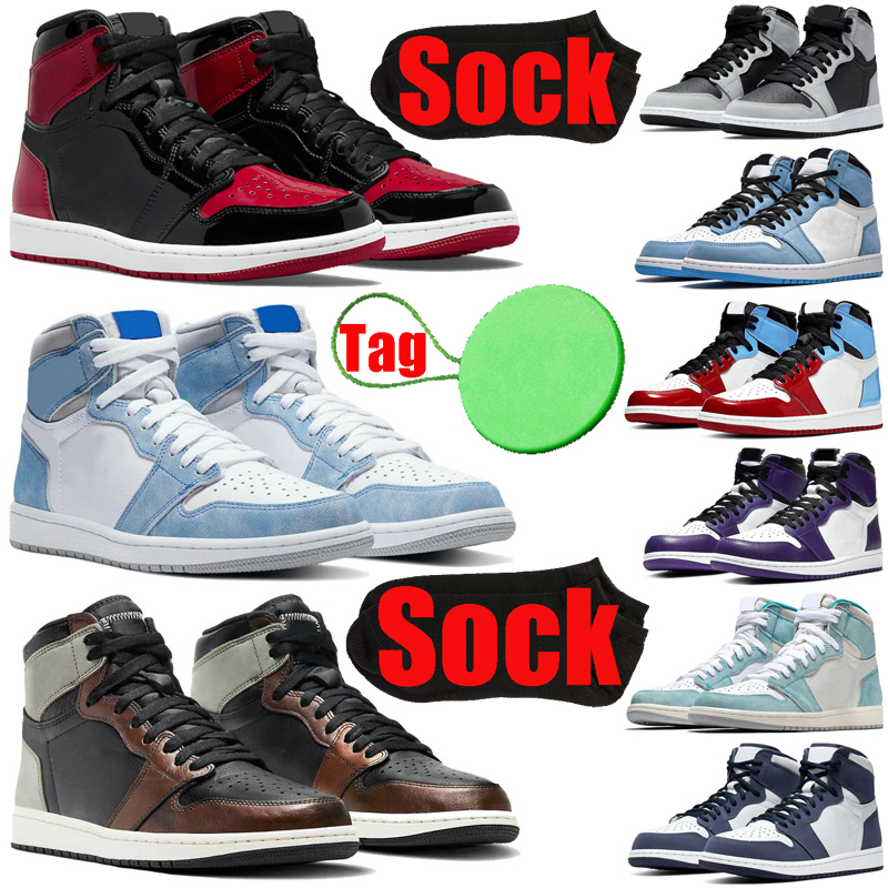 

Jumpman 1s basketball shoes for mens womens 1 Patent Bred Hyper Royal University Blue Dark Mocha Turbo Green Court Purple men trainers sports sneakers runners, #25 jubilee